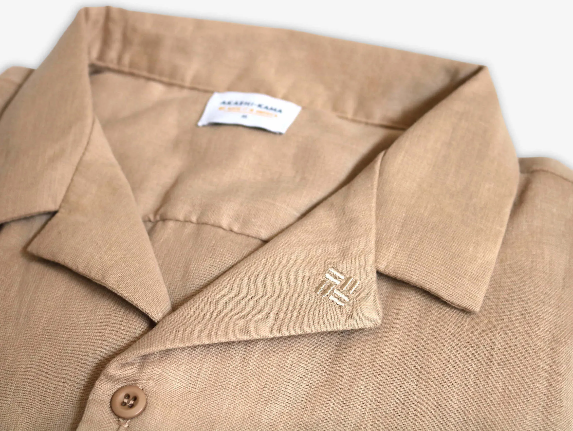Camp Collar Shirt - Oat sold by AKASHI-KAMA product image thumbnail 3