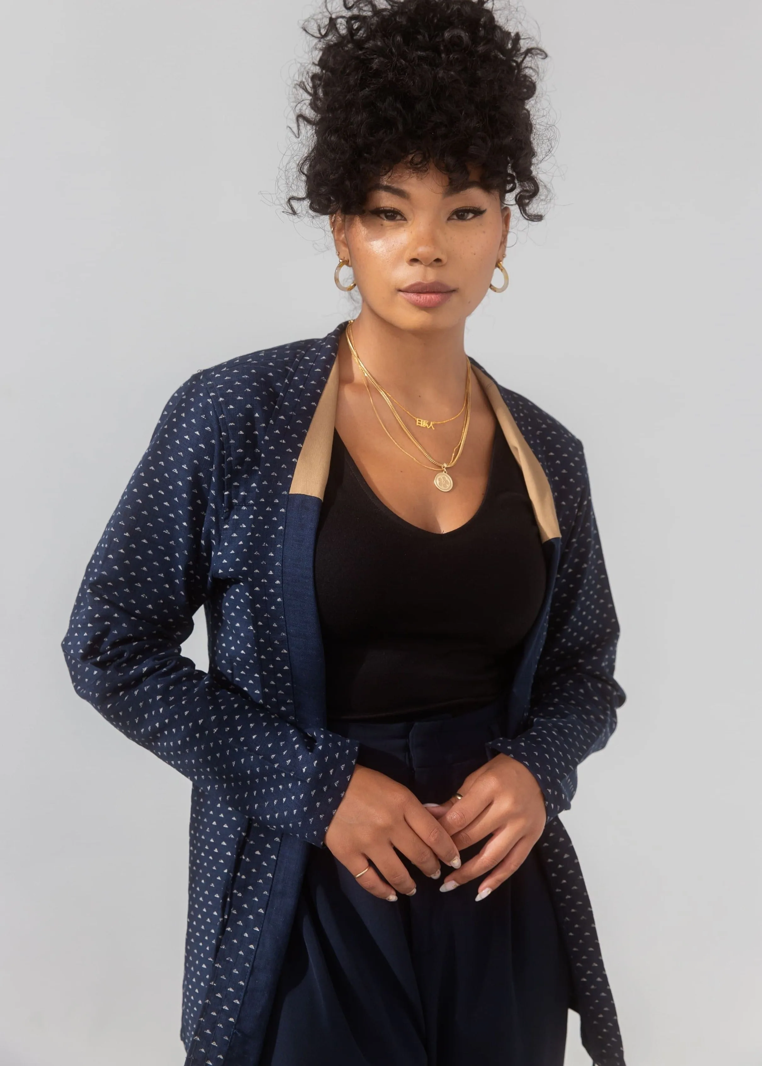 Noragi Jacket - Yama Indigo sold by AKASHI-KAMA product image thumbnail 3