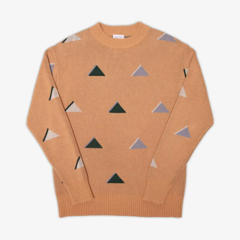 Yama Crewneck Sweater - Caramel sold by AKASHI-KAMA