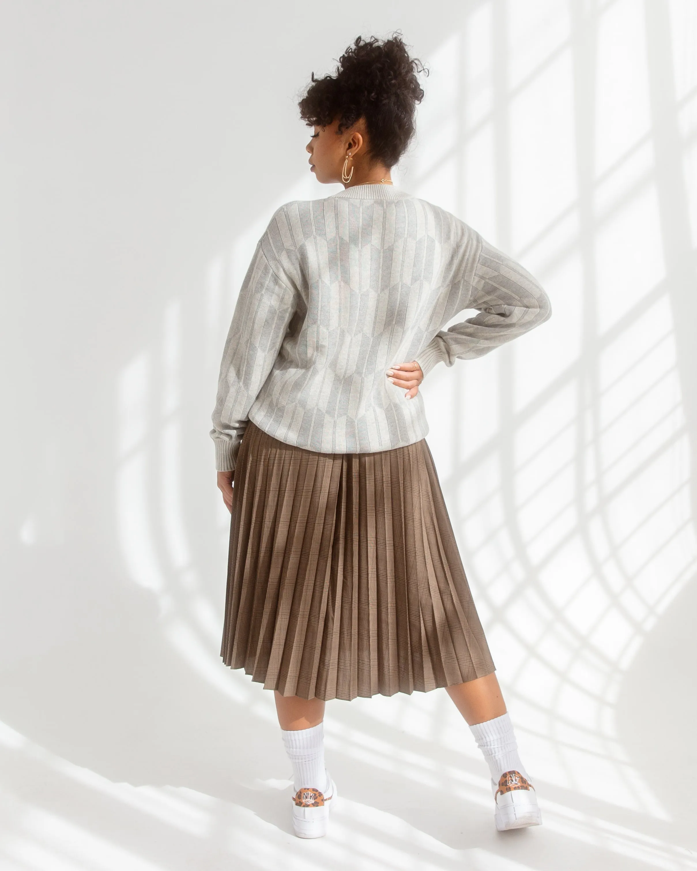 Arrow Crewneck Sweater - Grey sold by AKASHI-KAMA product image thumbnail 3