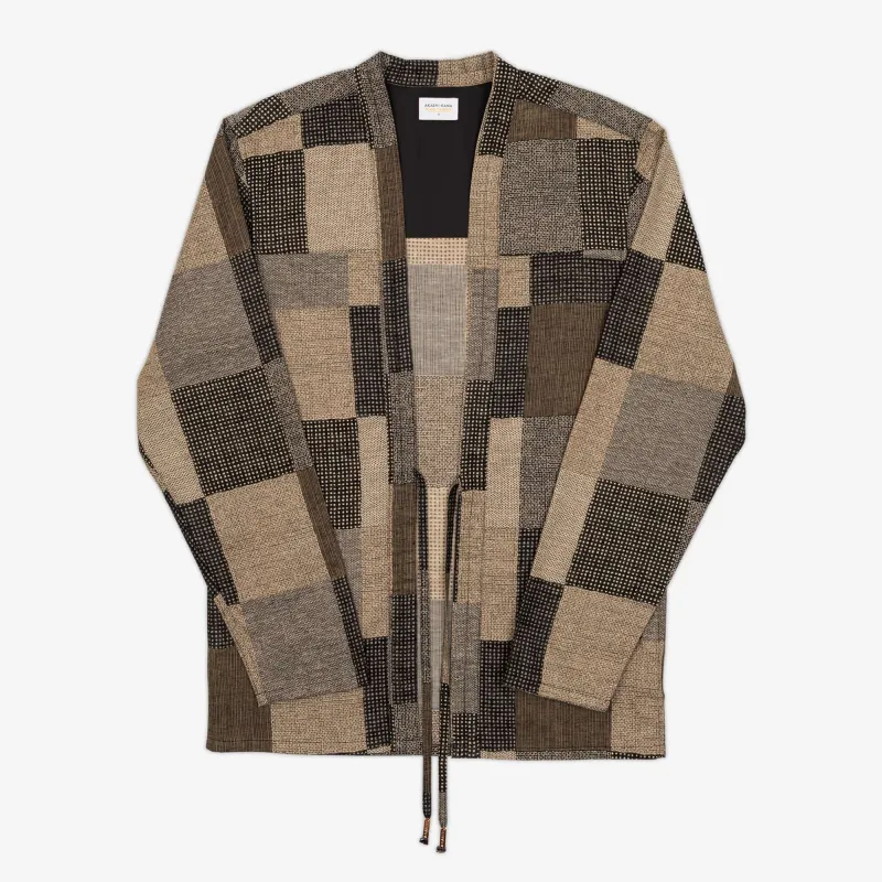 Noragi Jacket - Earth Patchwork sold by AKASHI-KAMA