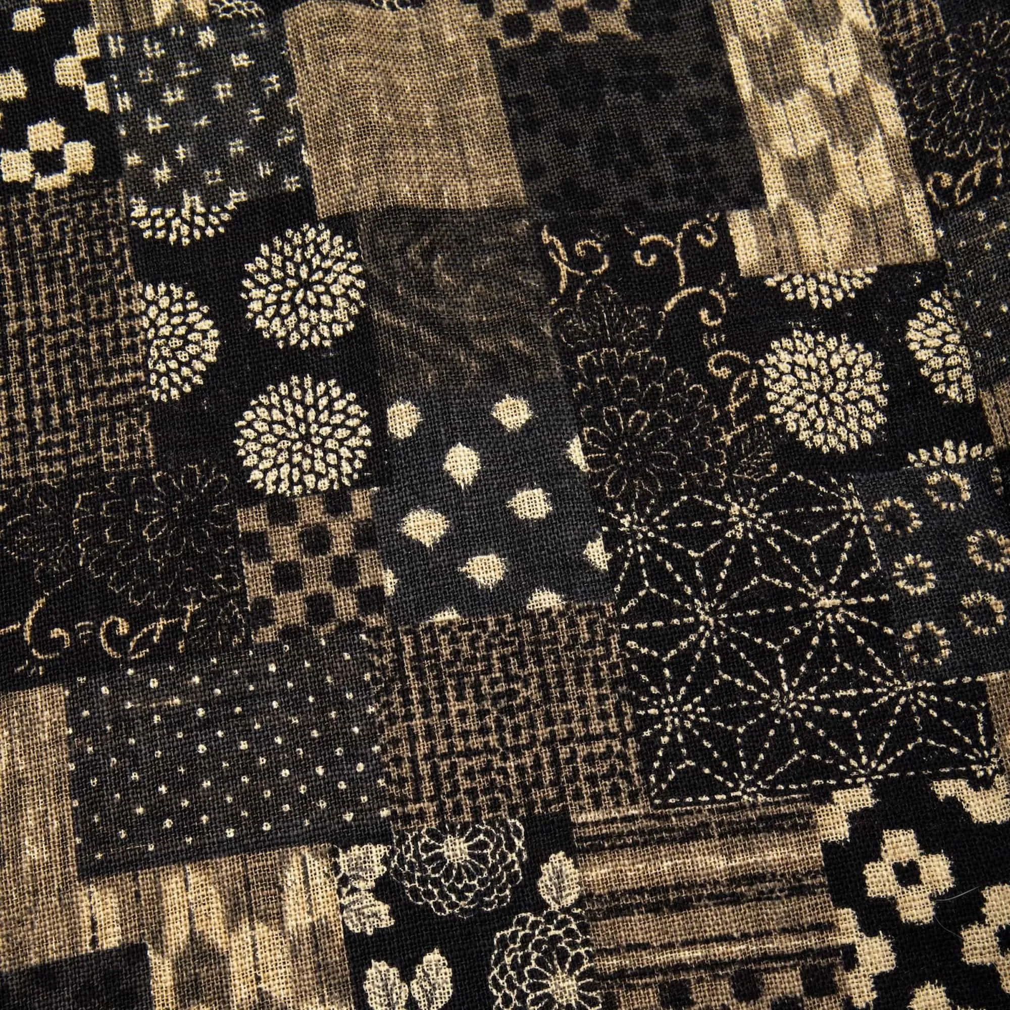 Noragi Jacket - Black Boro Print sold by AKASHI-KAMA product image thumbnail 4