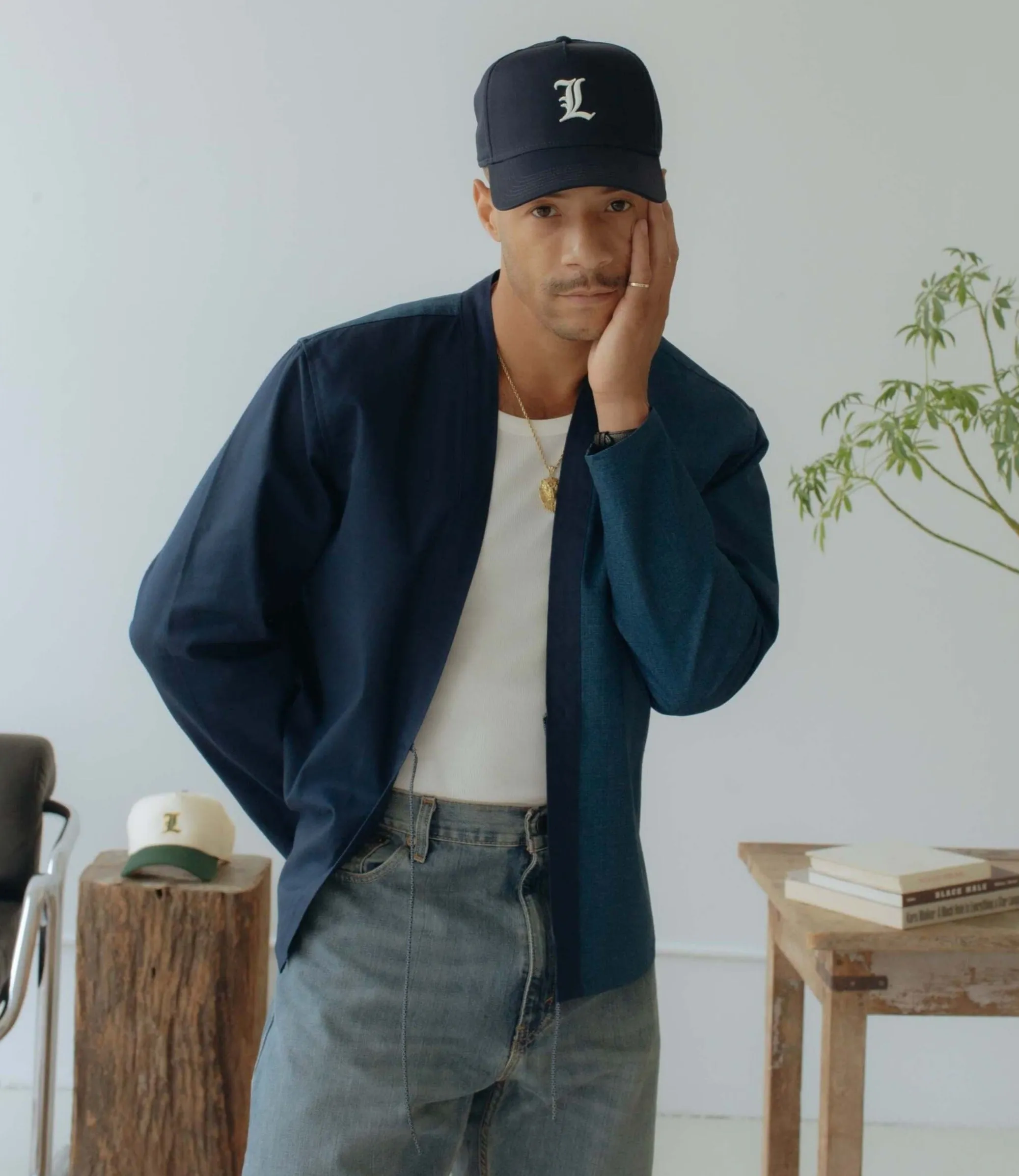 Noragi Jacket - OnDeck Indigo Patchwork sold by AKASHI-KAMA product image thumbnail 2