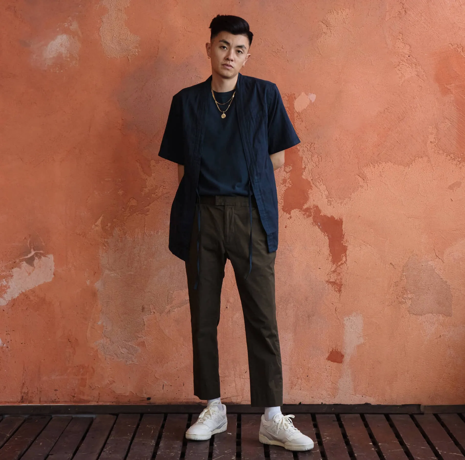 Uniform Tee - Deep Indigo sold by AKASHI-KAMA product image thumbnail 2