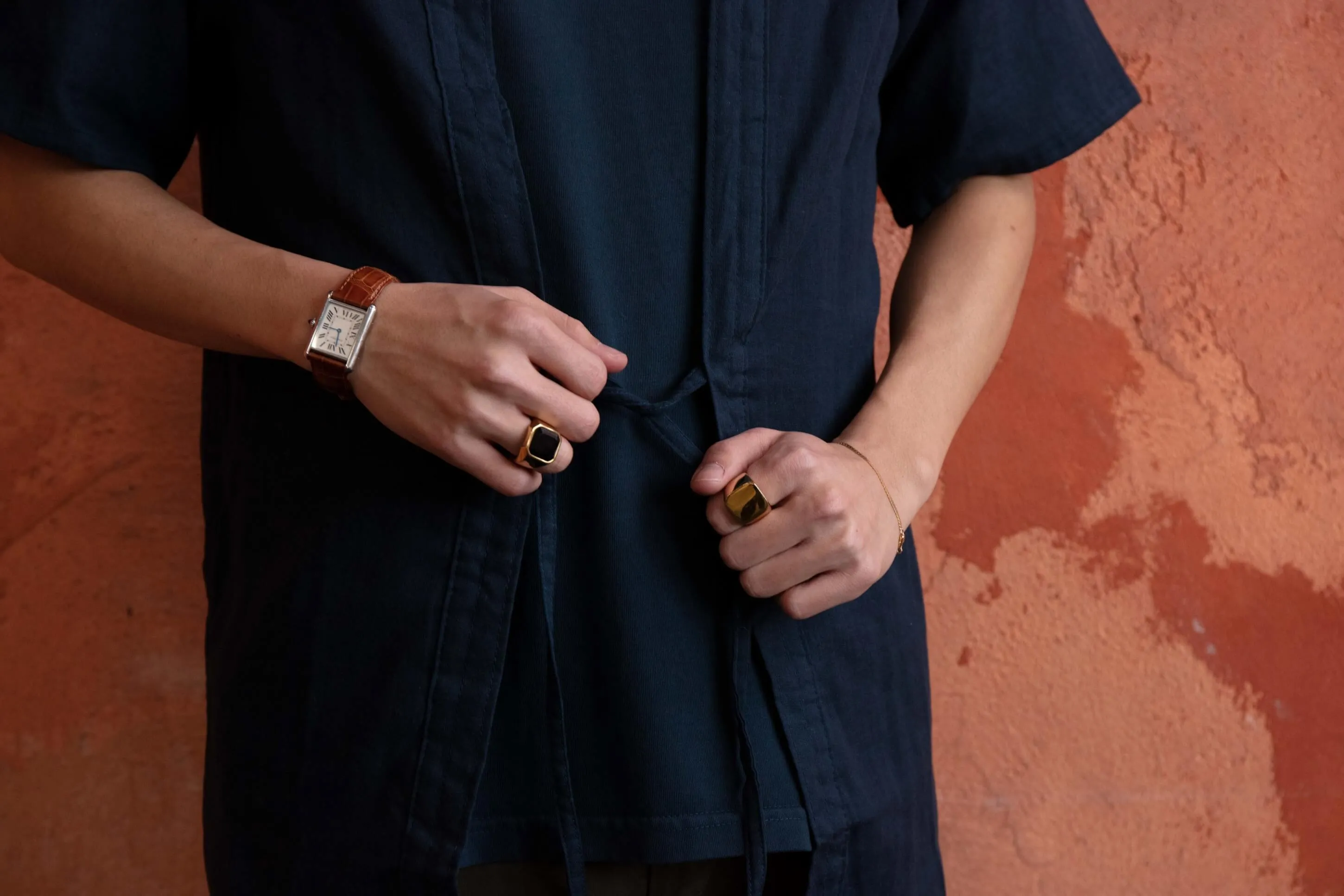 Uniform Tee - Deep Indigo sold by AKASHI-KAMA product image thumbnail 3