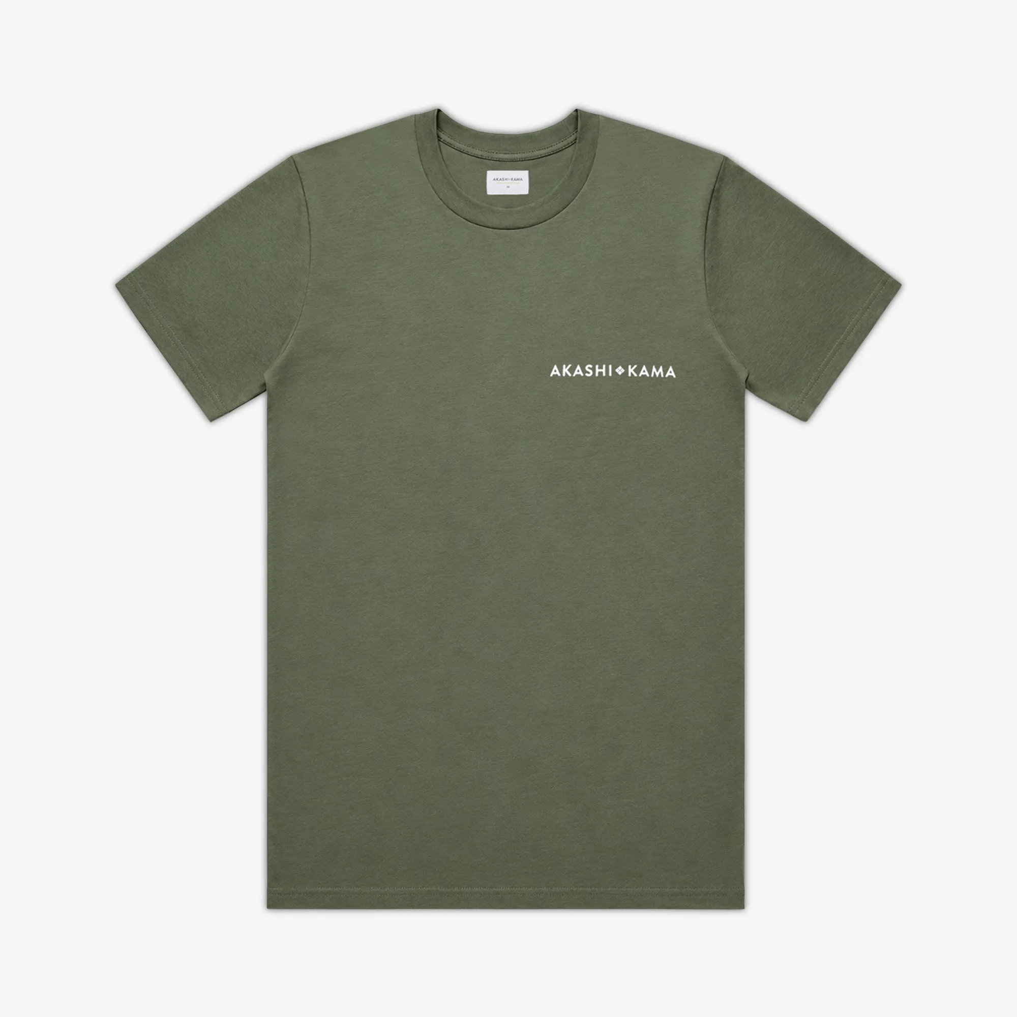 Stamped Logo Tee - Sage sold by AKASHI-KAMA