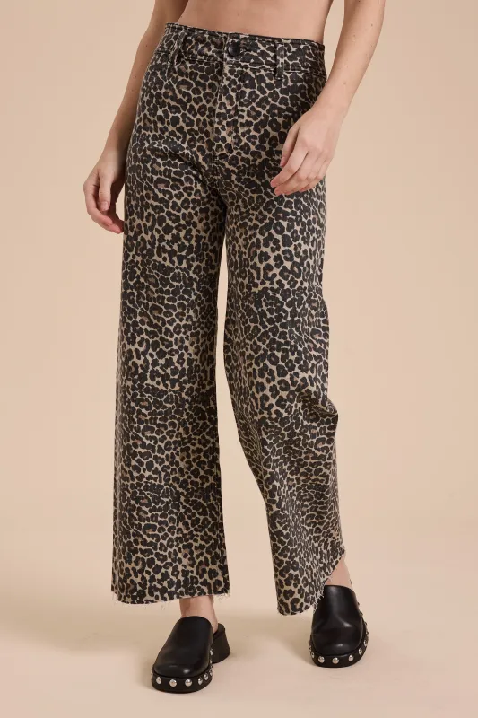 Linden Leopard Print Jeans sold by Madison Boutique
