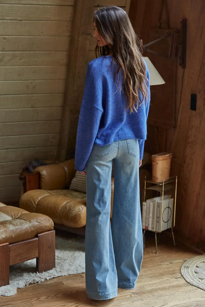 Telluride Sweater, Royal Blue sold by Madison Boutique product image thumbnail 4
