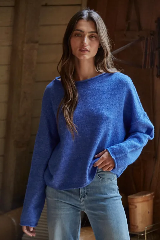 Telluride Sweater, Royal Blue made by By Together