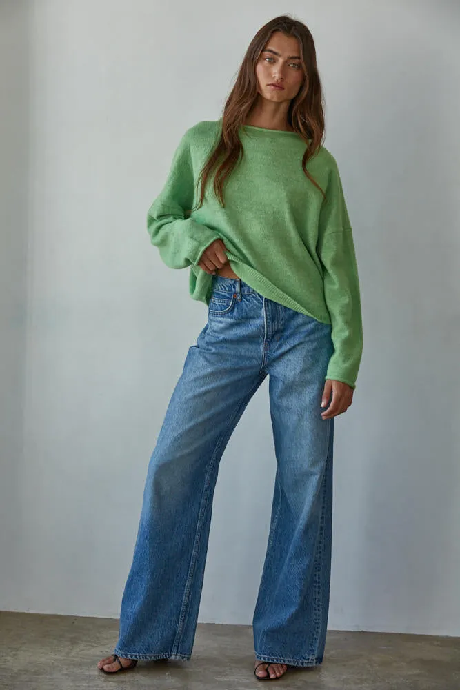 Telluride Sweater, Green sold by Madison Boutique product image thumbnail 2