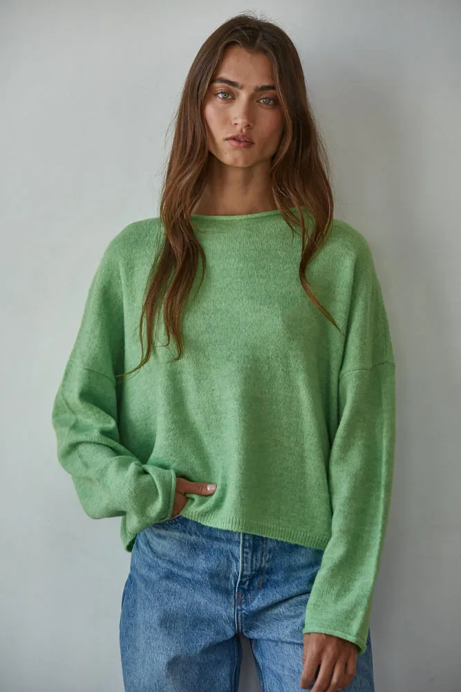Telluride Sweater, Green sold by Madison Boutique