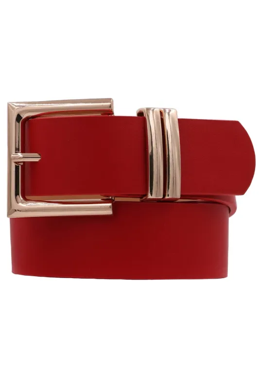 Bryson Belt, Red sold by Madison Boutique