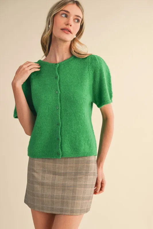 Georgia Short Sleeve Cardigan sold by Madison Boutique