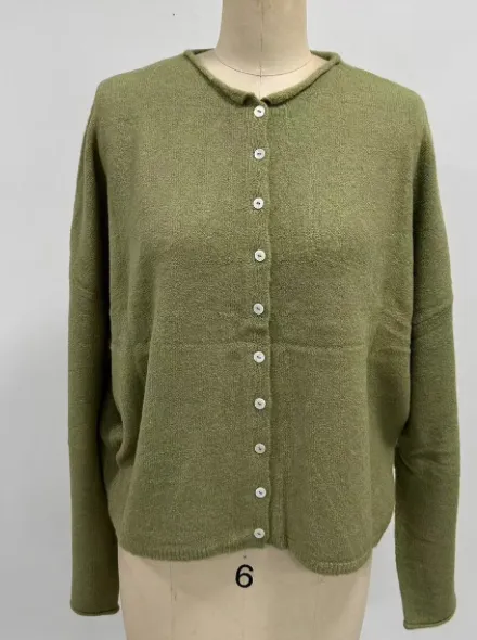 Central Park Cardigan, Sage sold by Madison Boutique