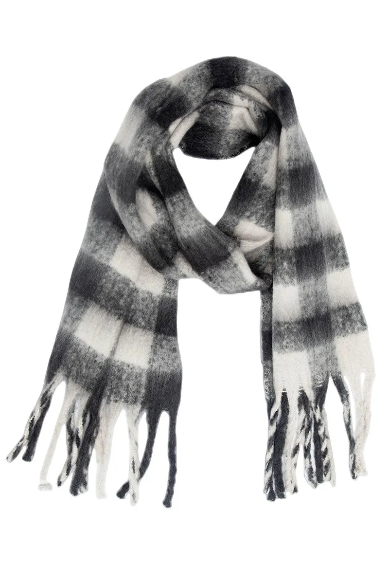 The Plaid Cozy Scarf sold by Madison Boutique product image thumbnail 4