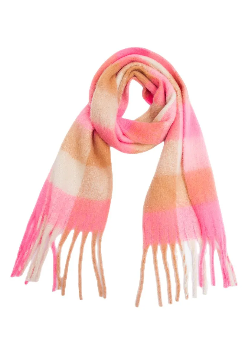 The Plaid Cozy Scarf sold by Madison Boutique product image thumbnail 3