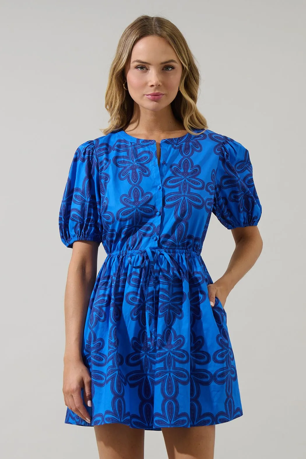 Romery Abstract Print Dress sold by Madison Boutique product image thumbnail 2