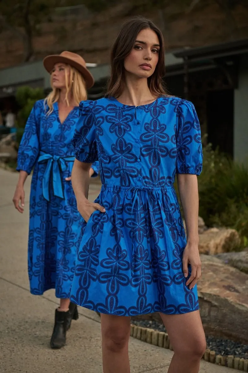 Romery Abstract Print Dress sold by Madison Boutique