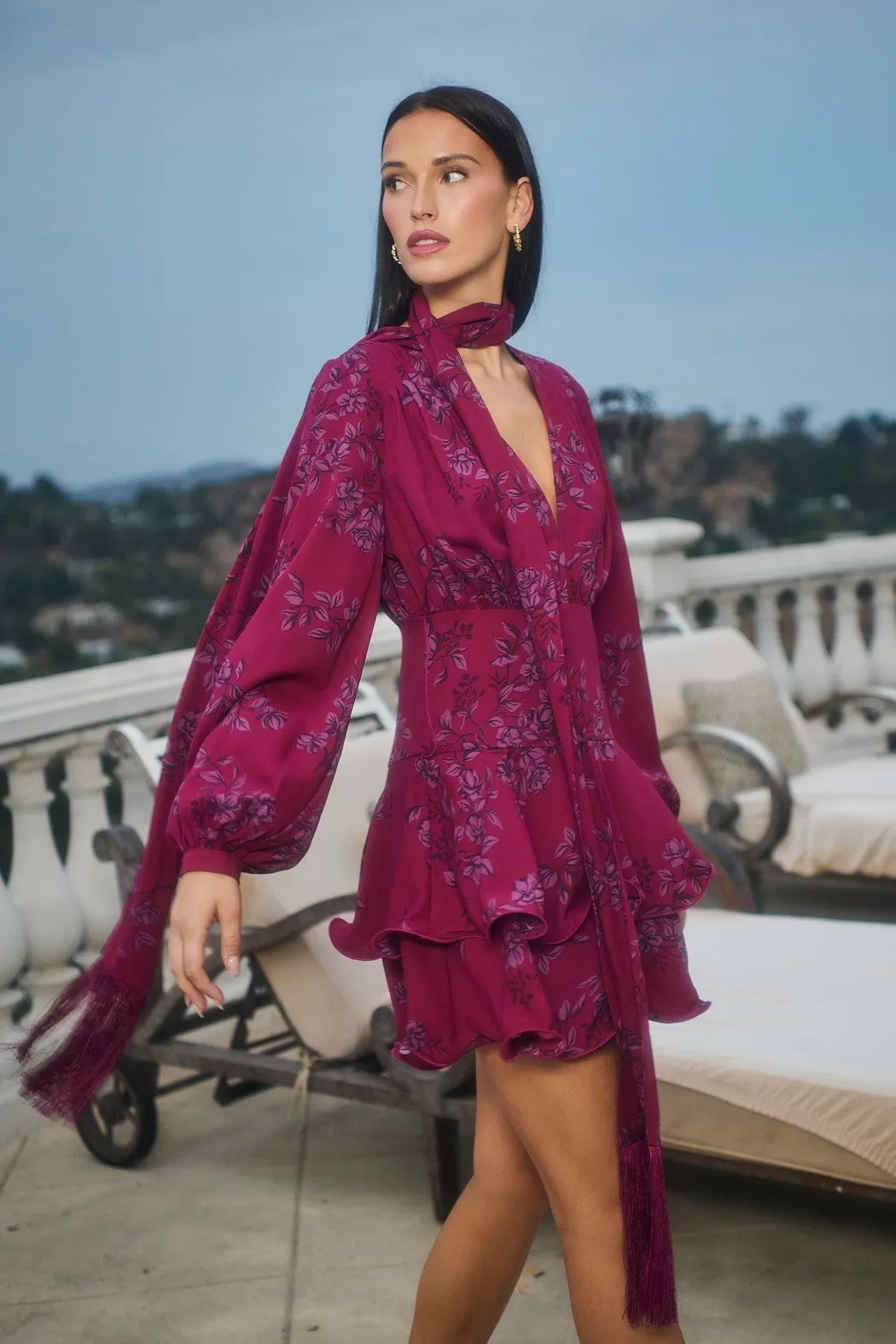 Kery Floral Tiered Dress sold by Madison Boutique product image thumbnail 3