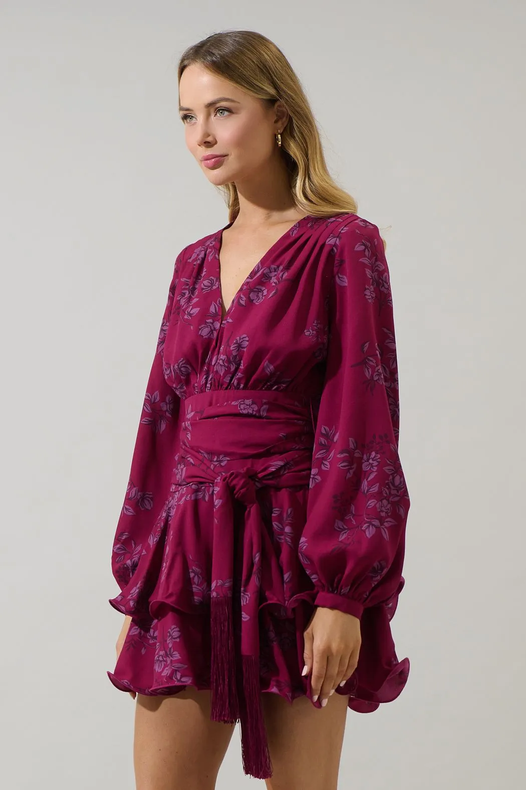 Kery Floral Tiered Dress sold by Madison Boutique product image thumbnail 4