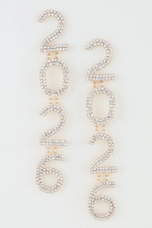 2026 Rhinestone Earrings sold by Madison Boutique