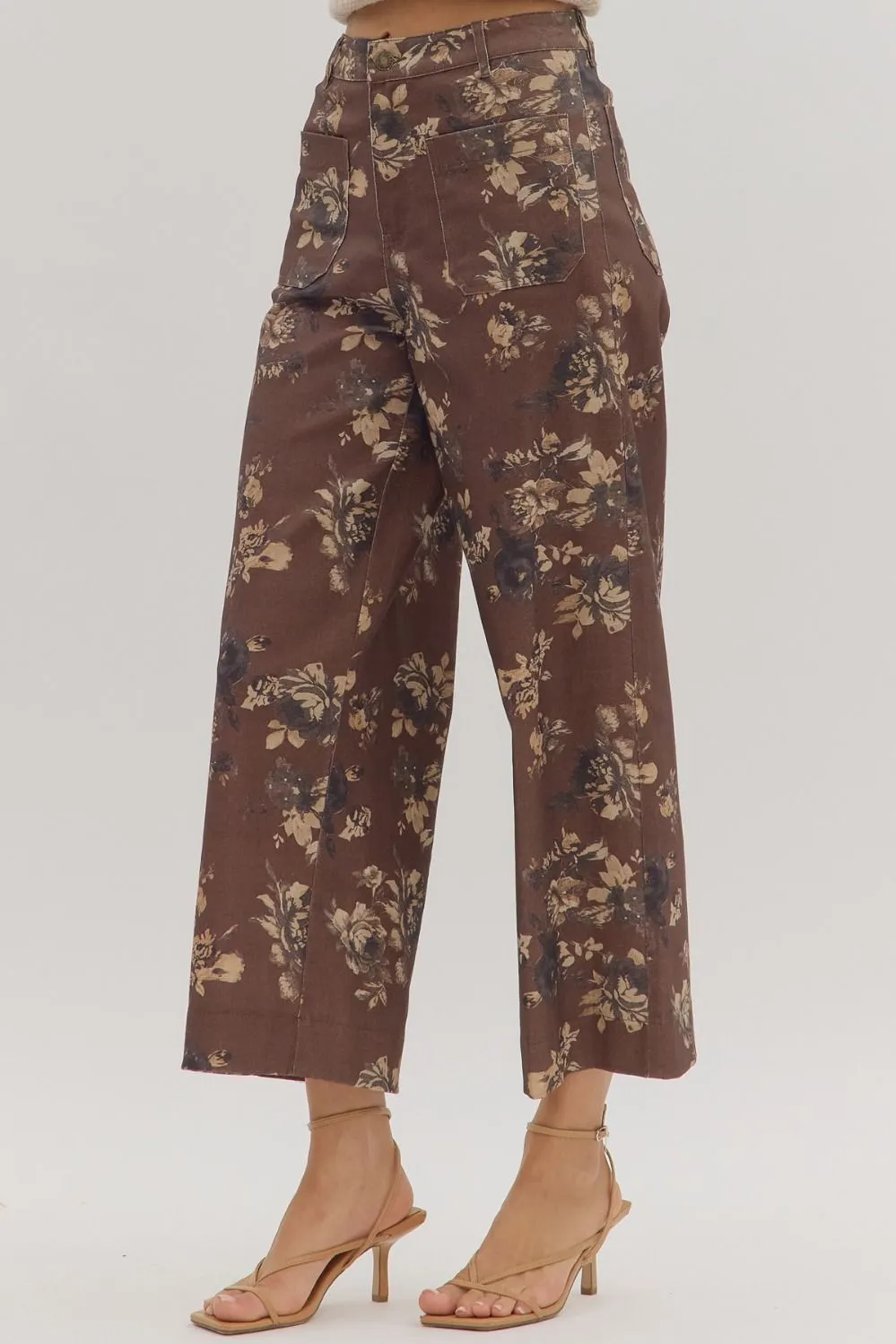 Giada Floral Wide Leg Pants sold by Madison Boutique product image thumbnail 4