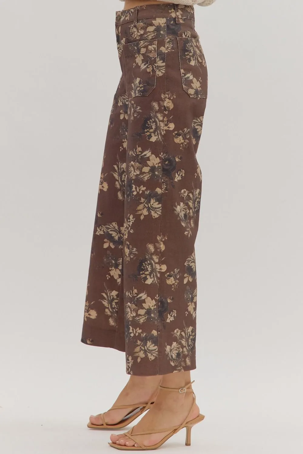 Giada Floral Wide Leg Pants sold by Madison Boutique product image thumbnail 5