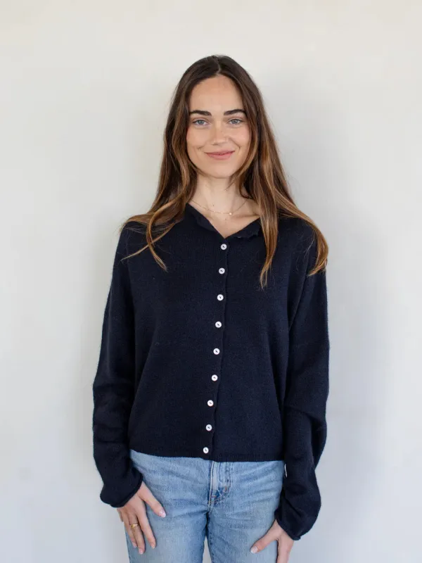 Central Park Cardigan, Navy sold by Madison Boutique