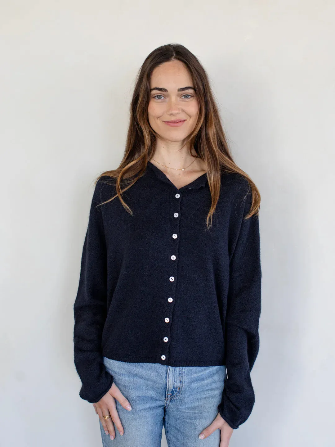 Central Park Cardigan, Navy sold by Madison Boutique