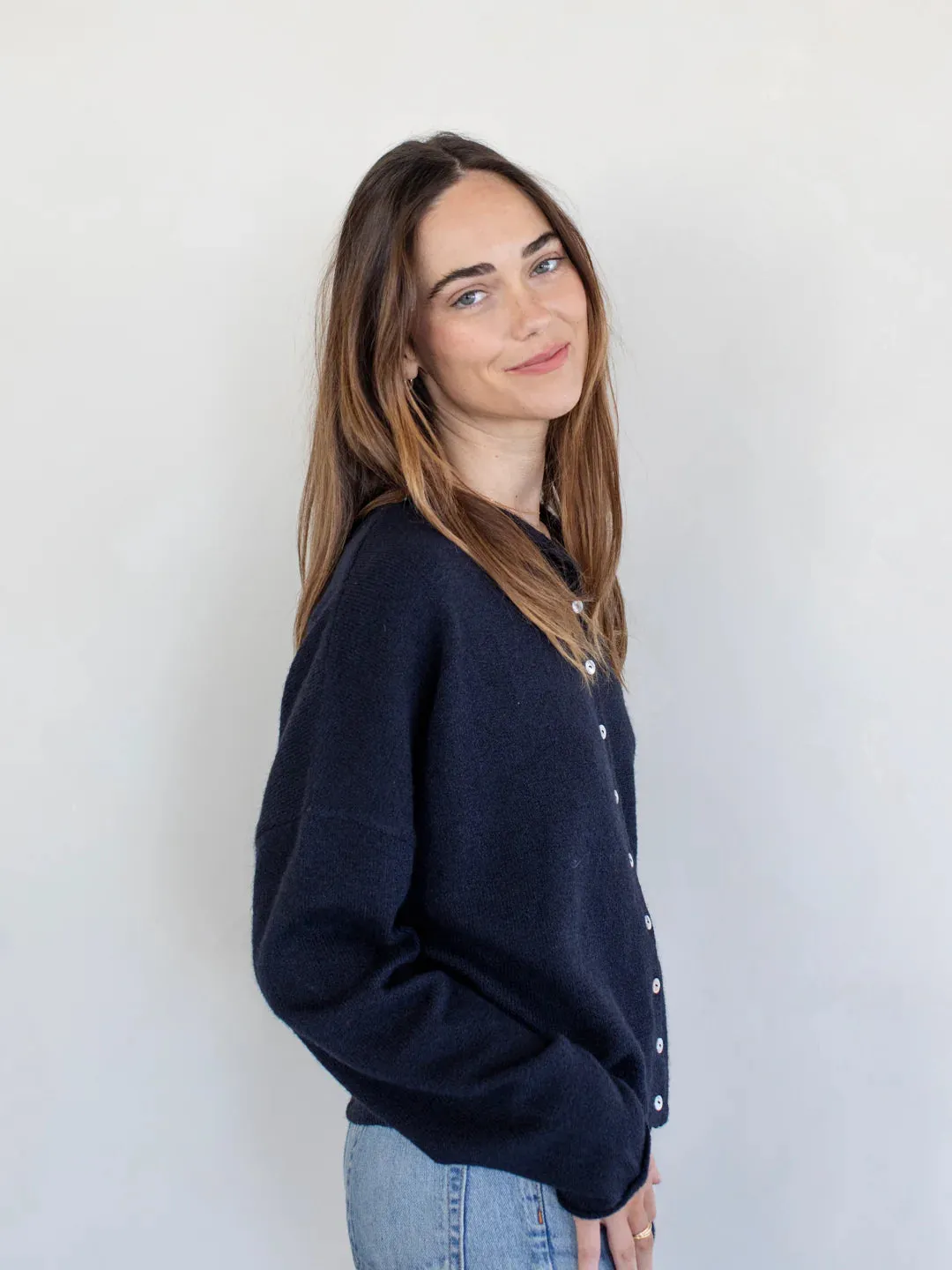 Central Park Cardigan, Navy sold by Madison Boutique product image thumbnail 2