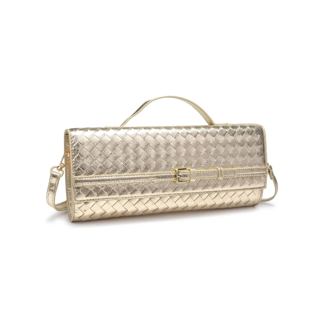 Emerson Woven Crossbody, Gold sold by Madison Boutique product image thumbnail 2