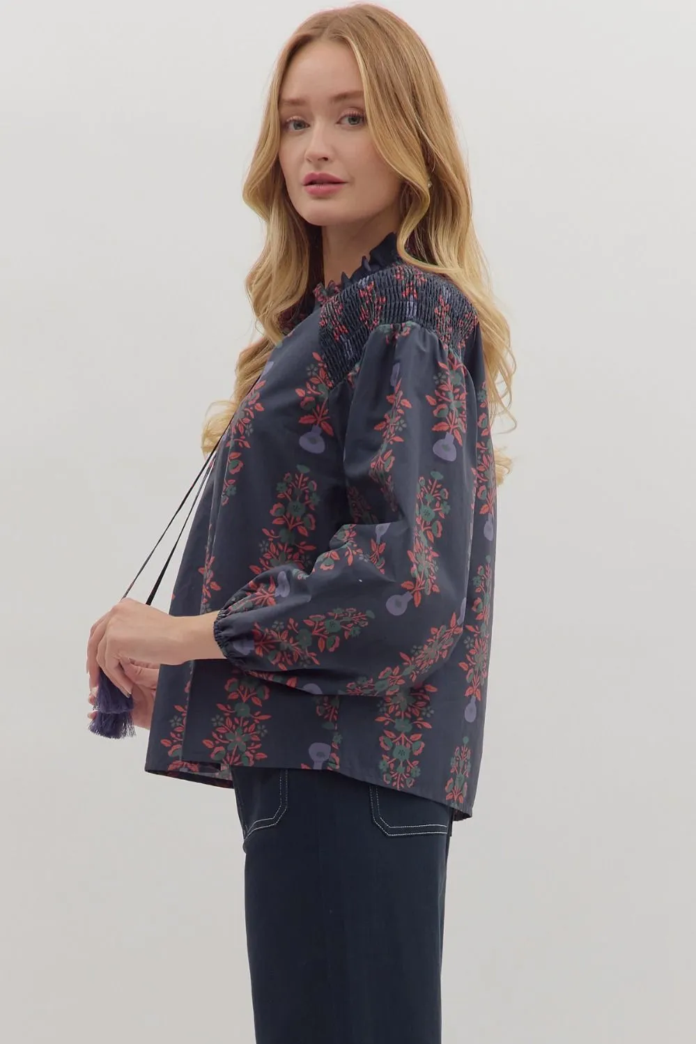Kelsey Floral Print Top sold by Madison Boutique product image thumbnail 4