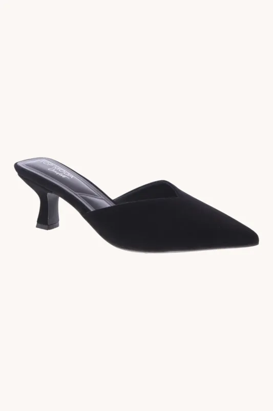 Morley Kitten Heeled Mule made by CCOCCI