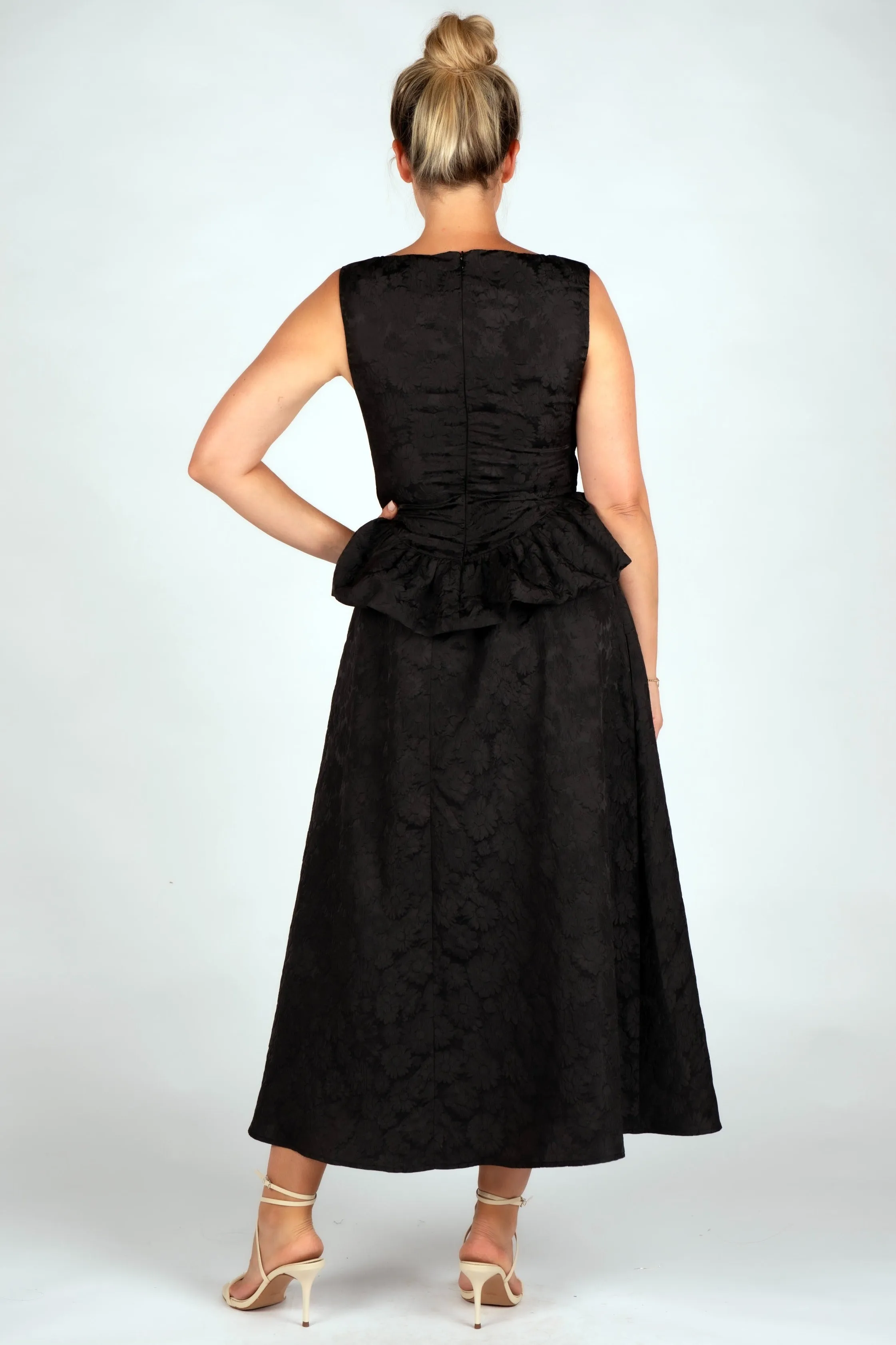 Allister Brocade Peplum Top sold by Madison Boutique product image thumbnail 3