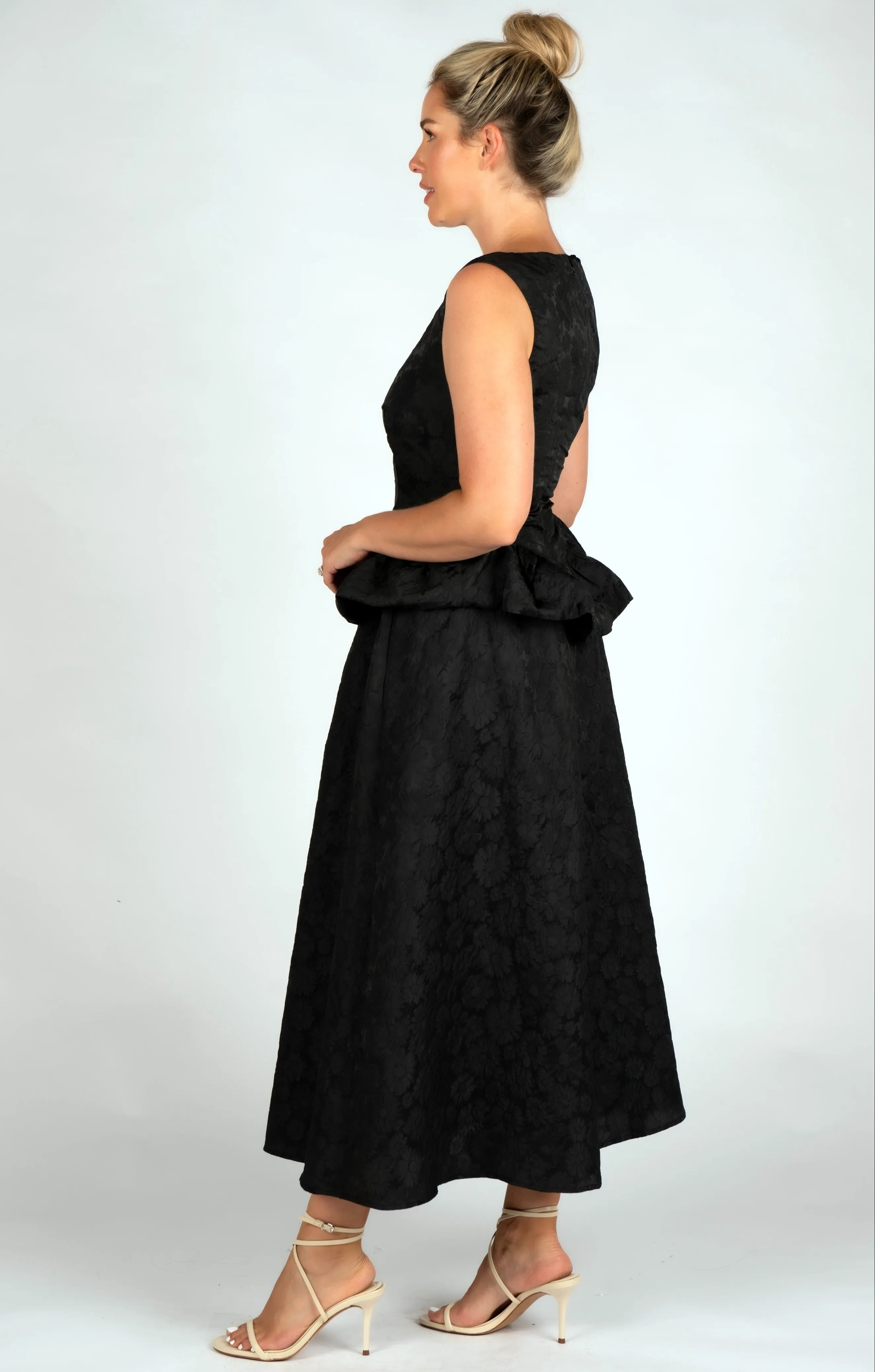 Allister Brocade Peplum Top sold by Madison Boutique product image thumbnail 2