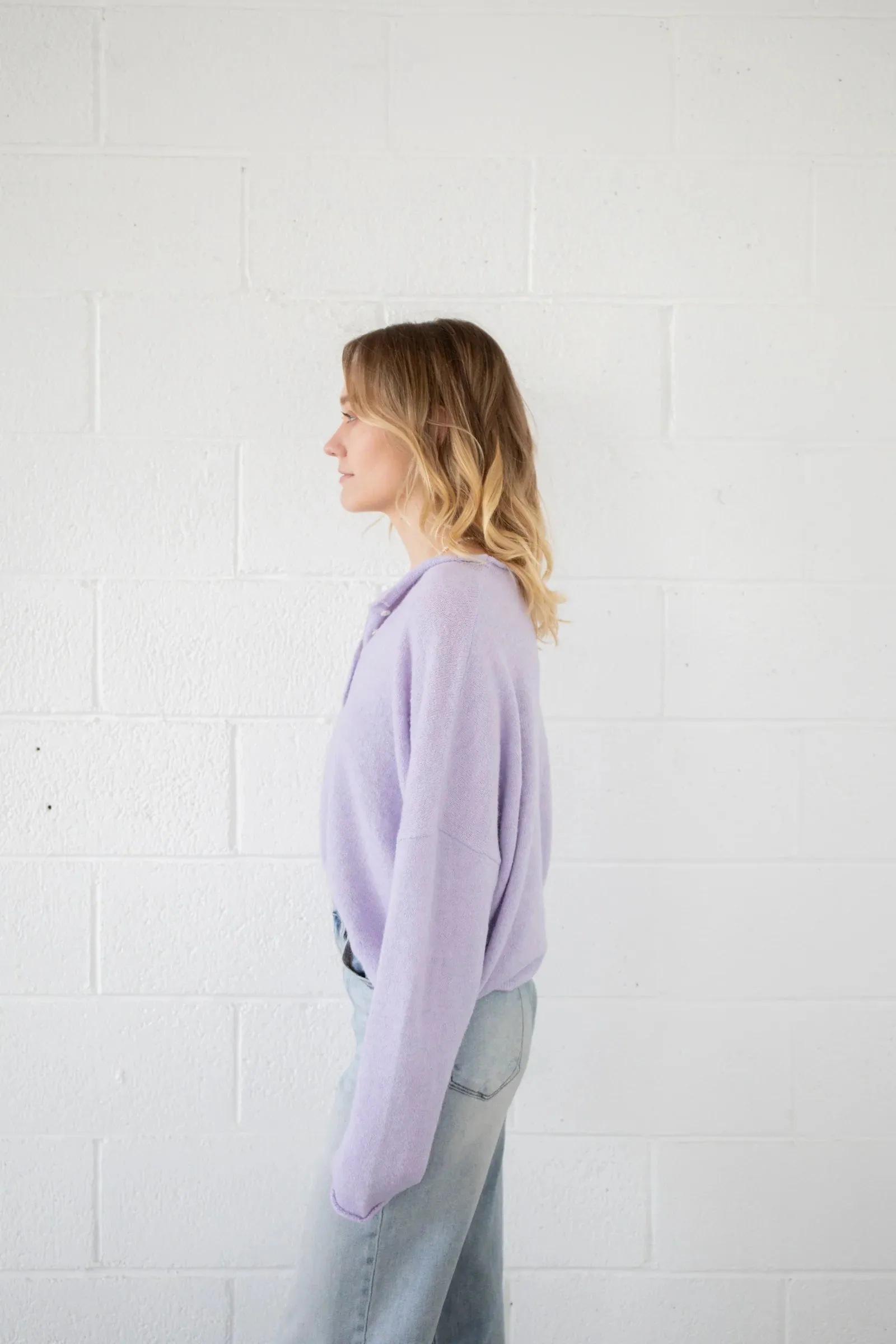 Central Park Cardigan, Lavender sold by Madison Boutique product image thumbnail 4