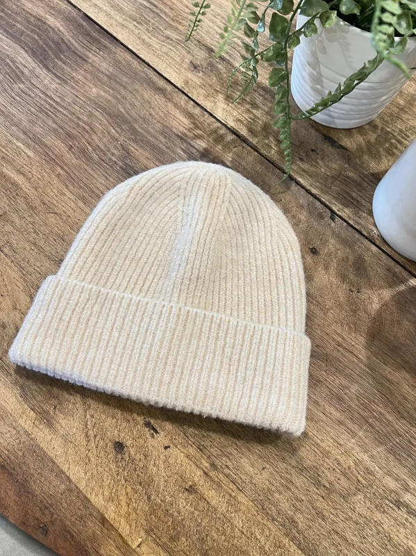 Lurex Ribbed Beanie sold by Madison Boutique