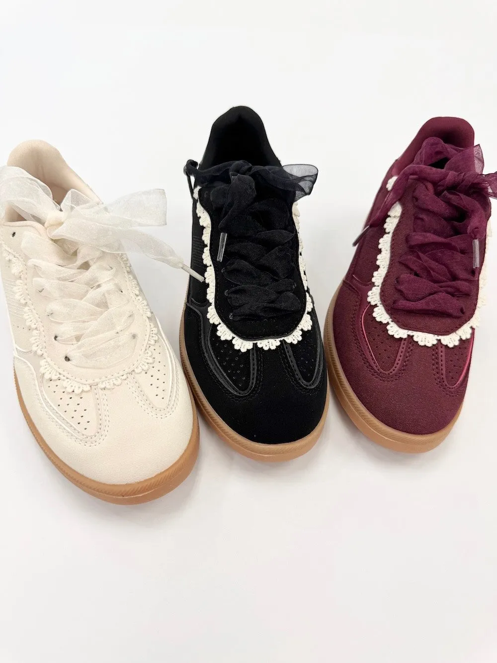 Jessa Lace Trim Sneaker sold by Madison Boutique product image thumbnail 5