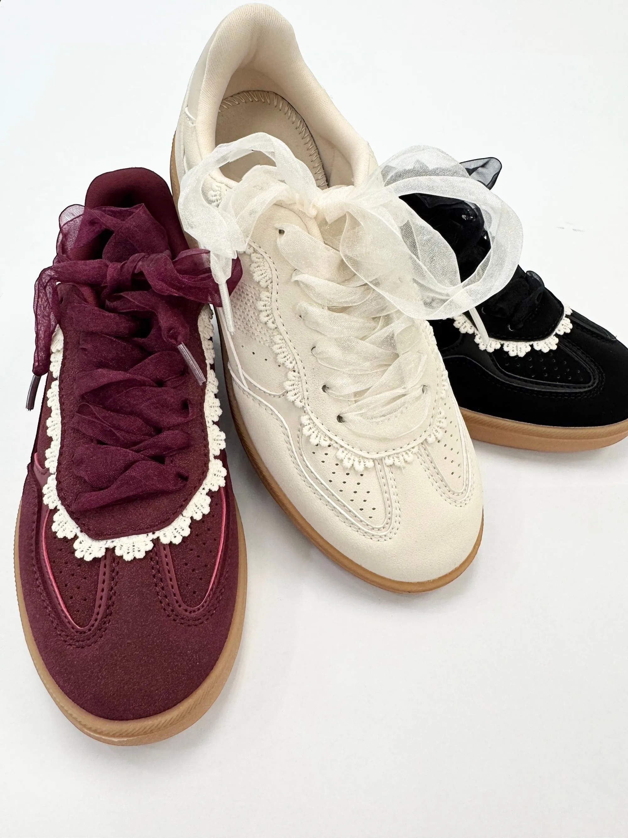 Jessa Lace Trim Sneaker sold by Madison Boutique product image thumbnail 4