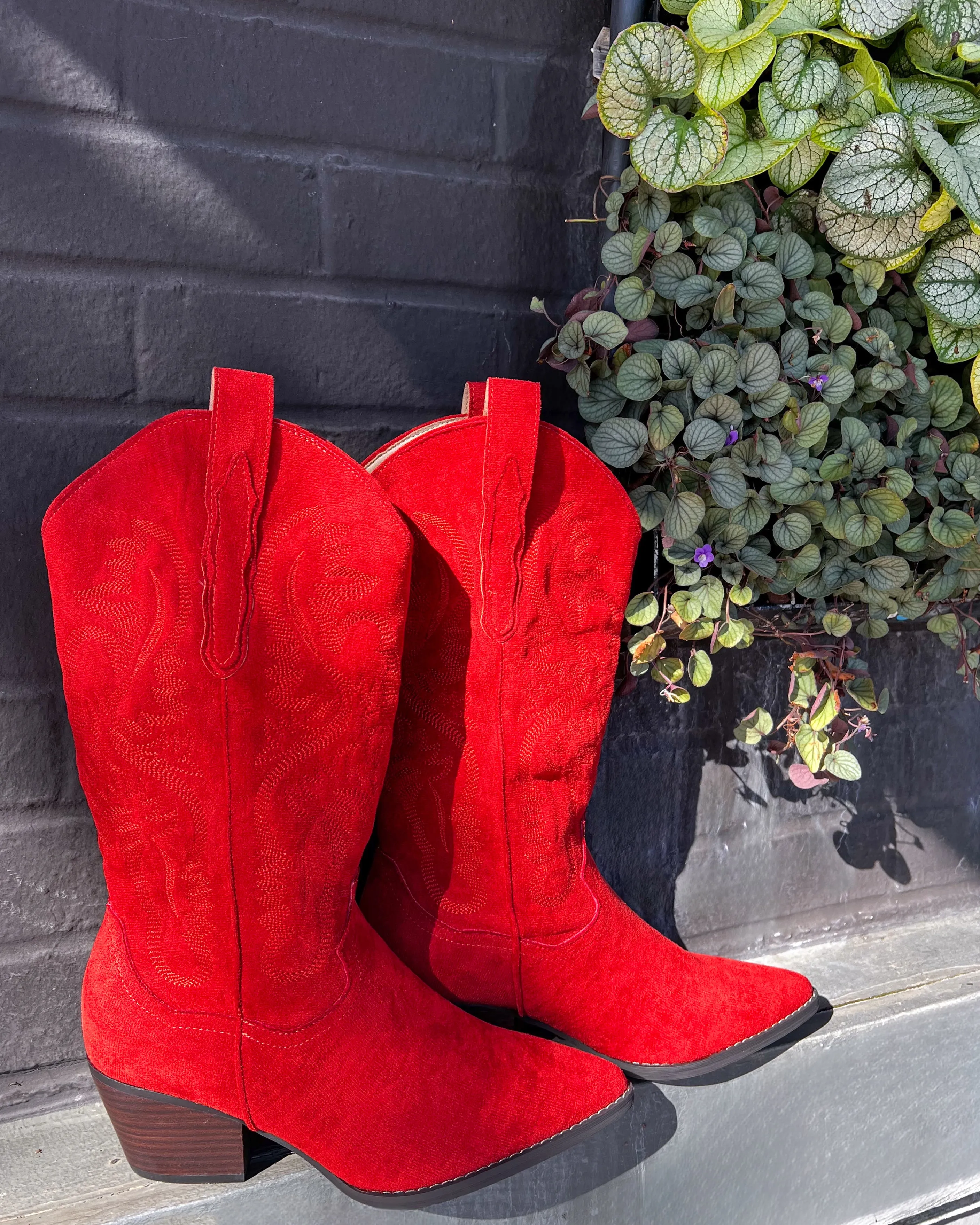 Amaya Cowgirl Boot, Red sold by Madison Boutique product image thumbnail 4