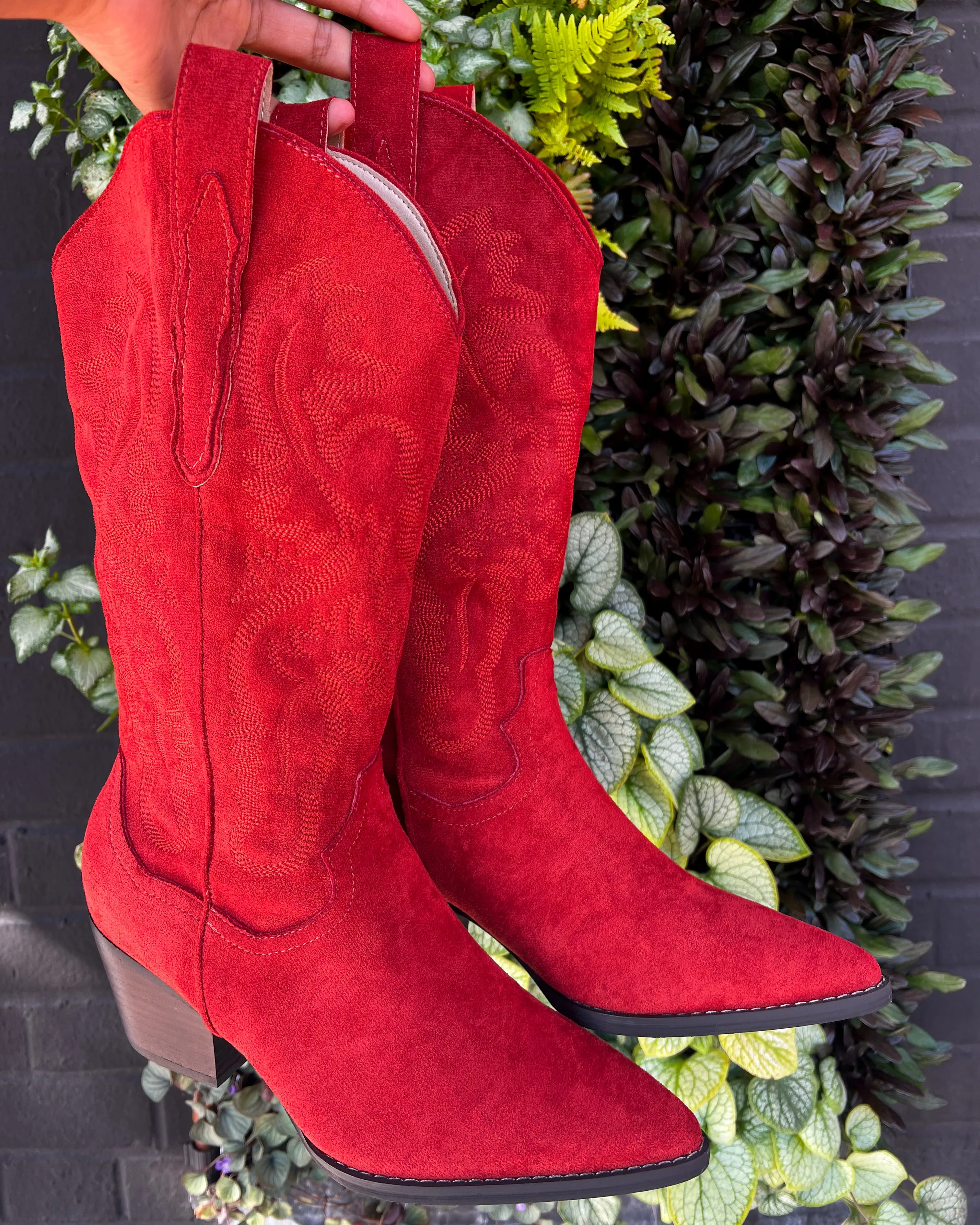 Amaya Cowgirl Boot, Red sold by Madison Boutique product image thumbnail 5