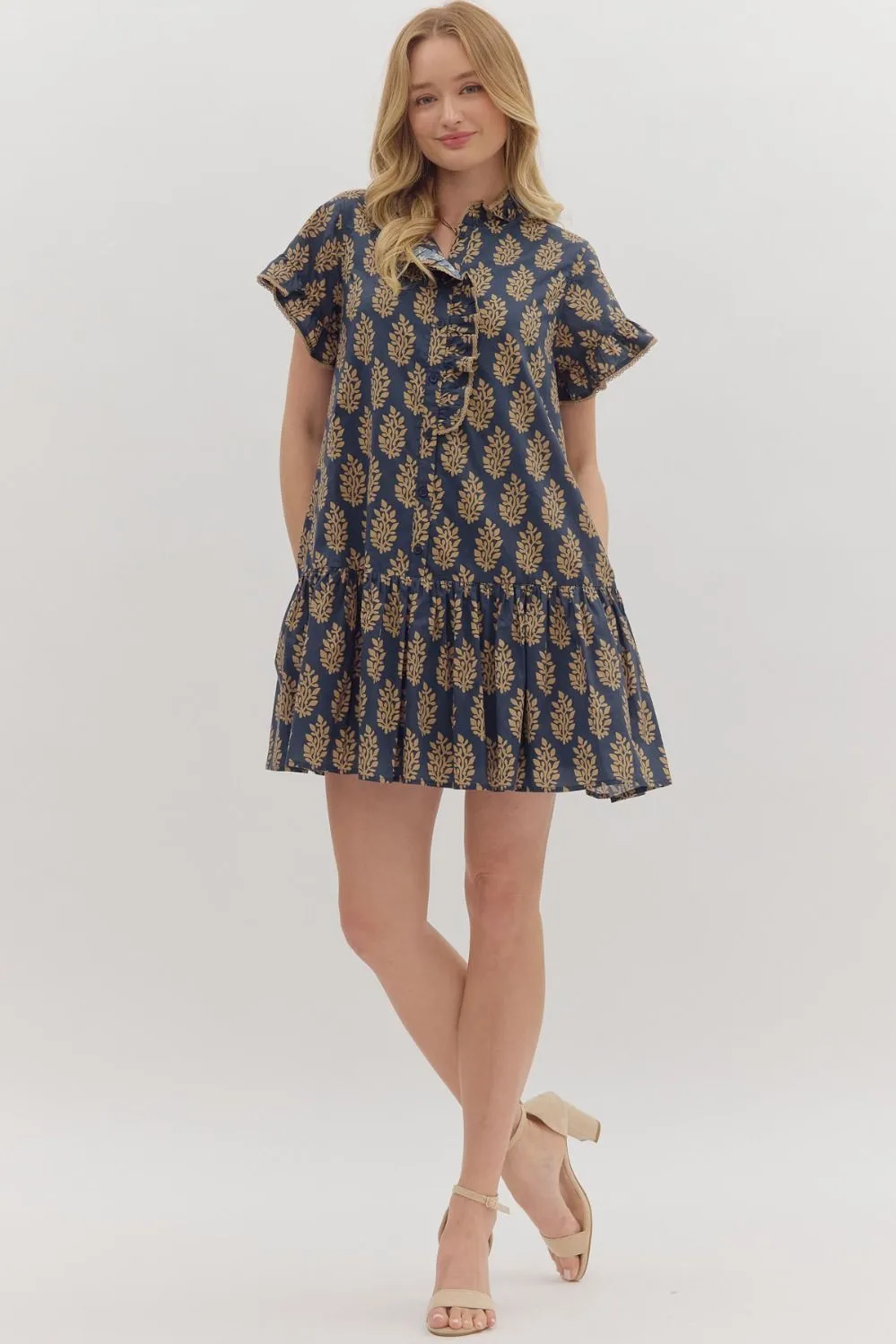 Essex Botanical Print Dress sold by Madison Boutique product image thumbnail 2