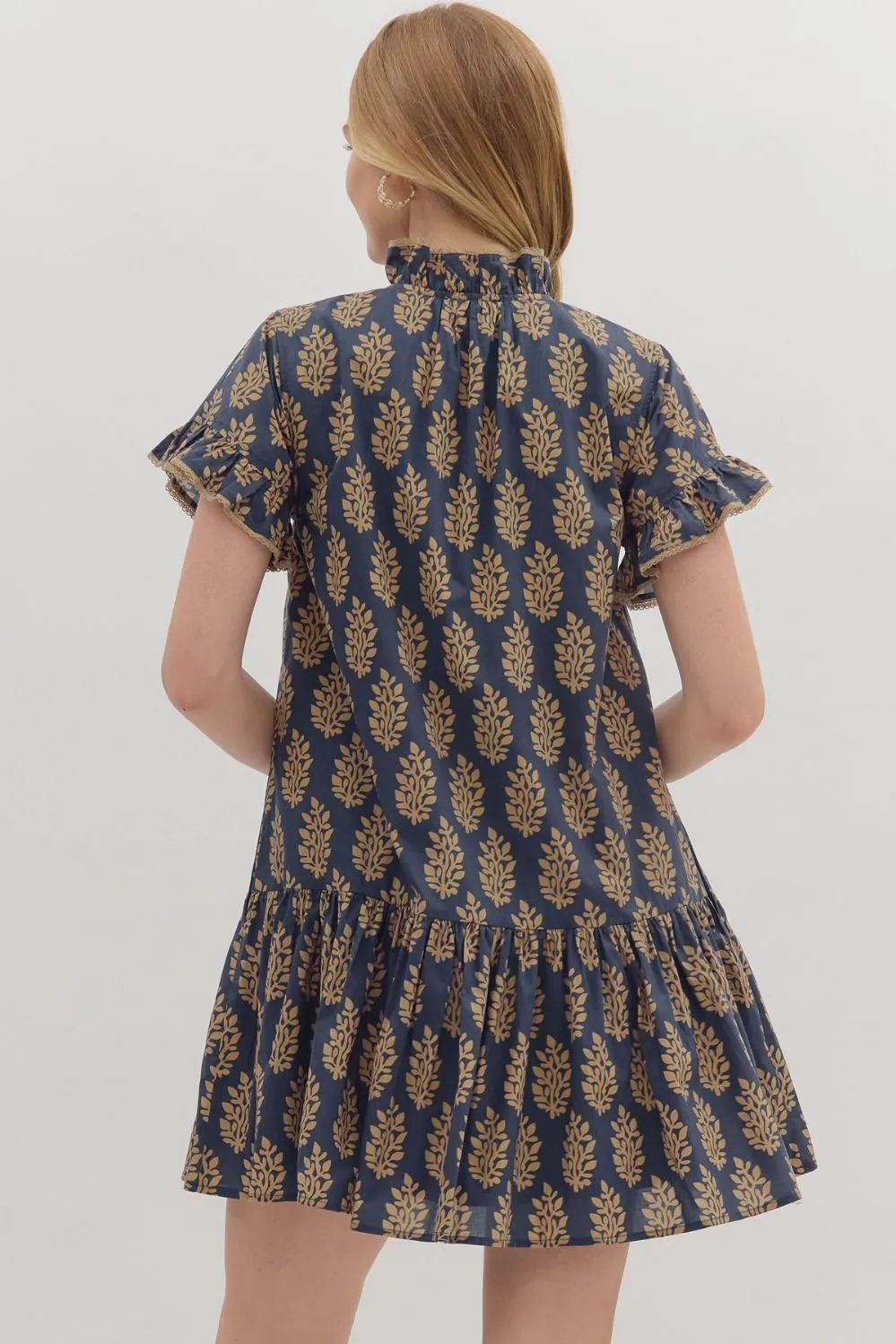 Essex Botanical Print Dress sold by Madison Boutique product image thumbnail 5