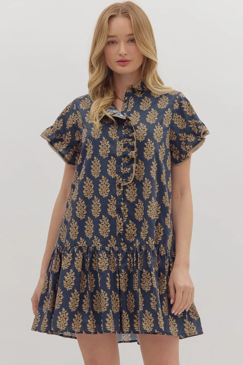 Essex Botanical Print Dress sold by Madison Boutique