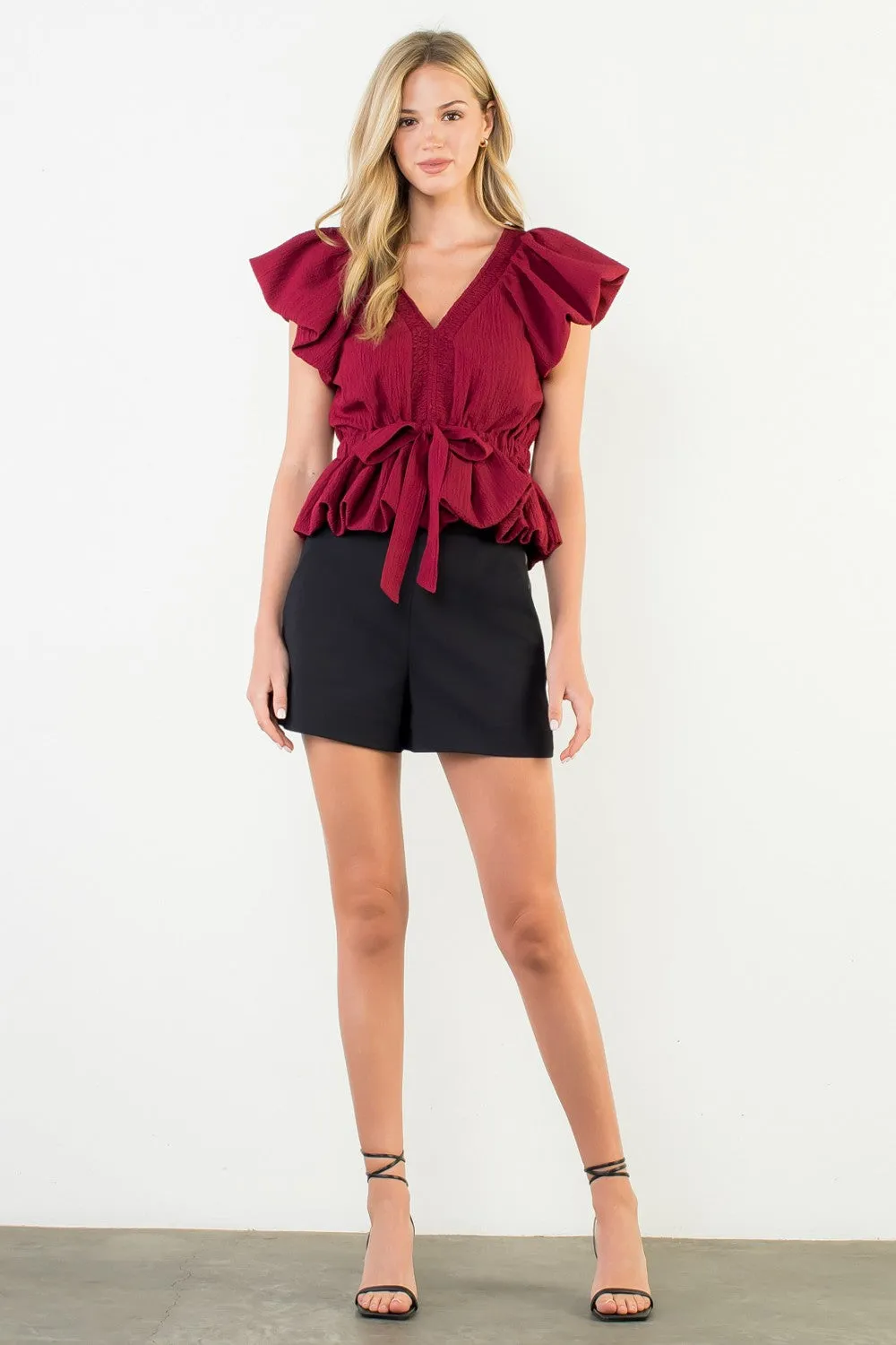 Eva Puff Sleeve Top sold by Madison Boutique product image thumbnail 4