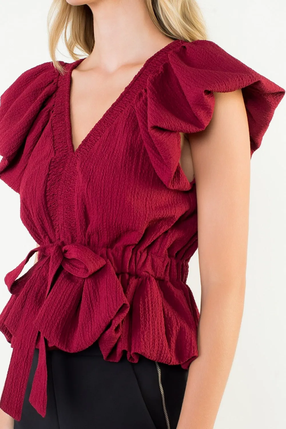 Eva Puff Sleeve Top sold by Madison Boutique product image thumbnail 2