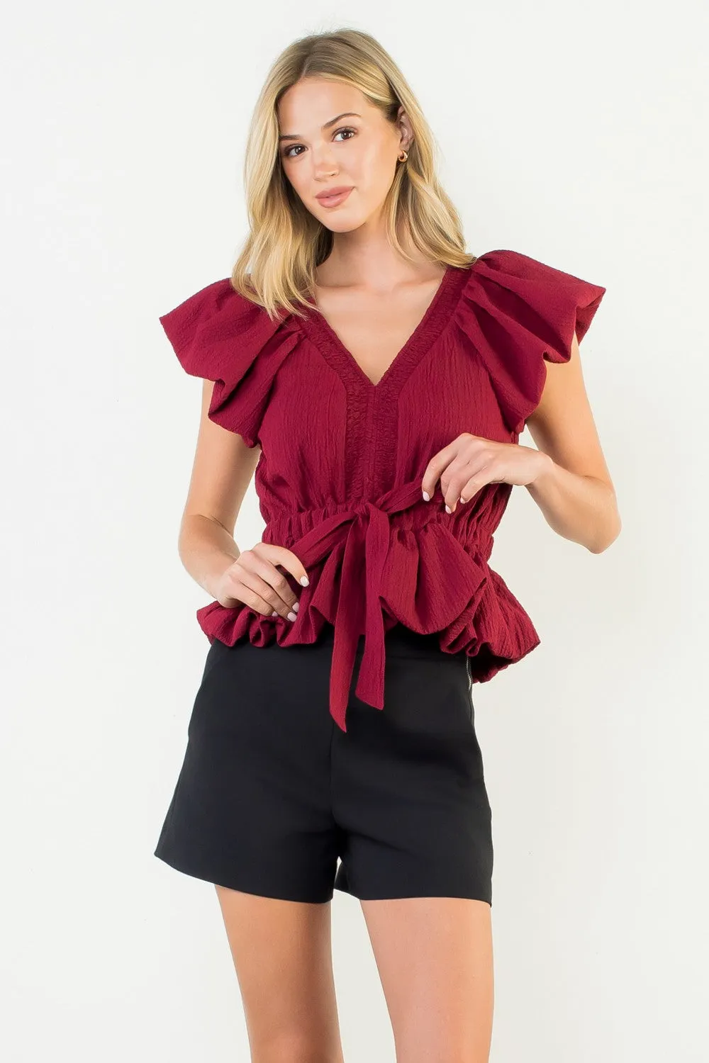 Eva Puff Sleeve Top sold by Madison Boutique product image thumbnail 3
