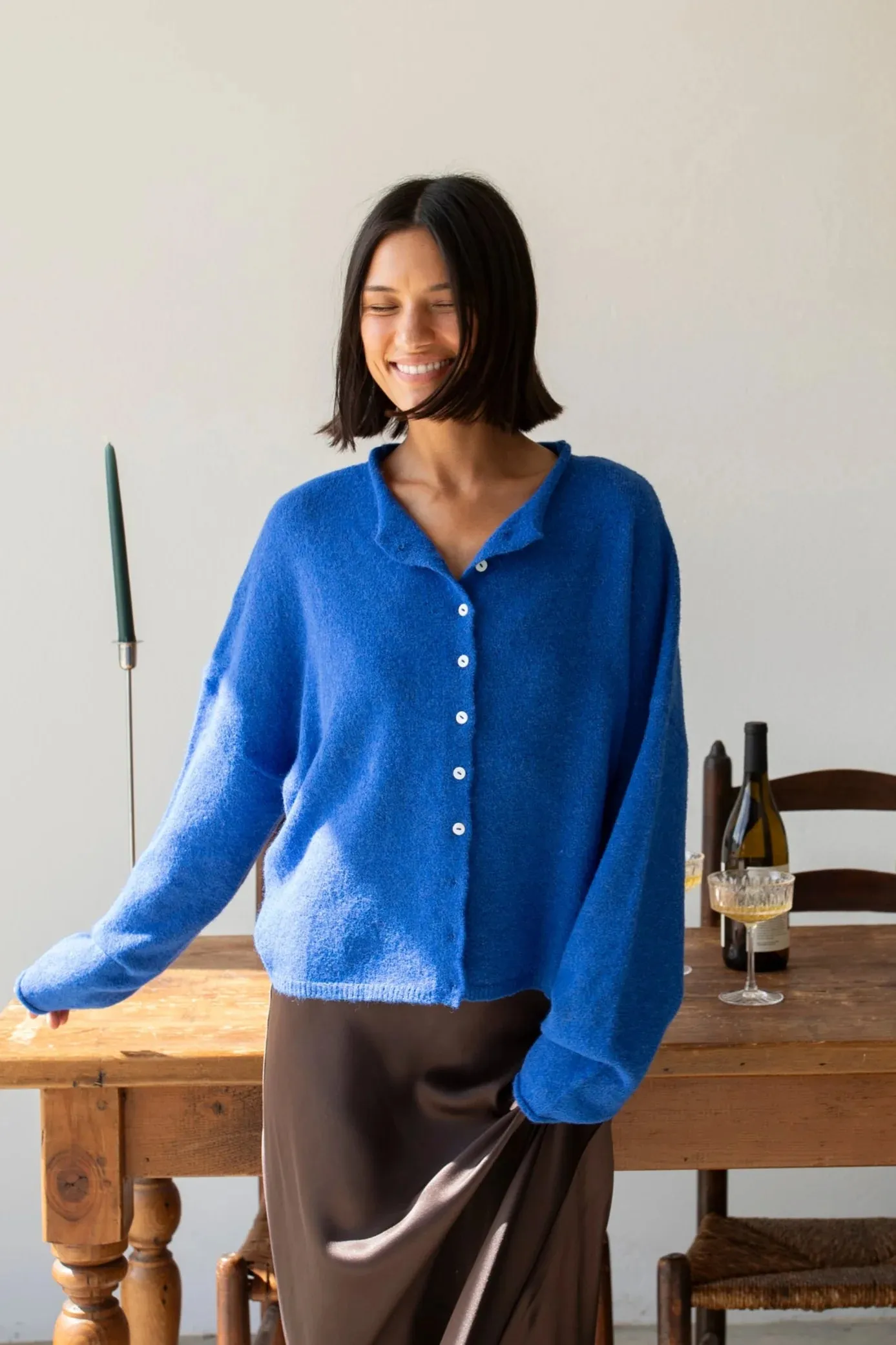 Central Park Cardigan, Royal Blue sold by Madison Boutique