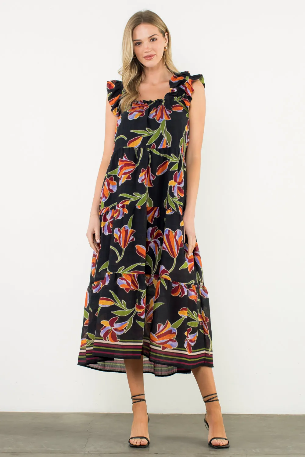 Filomena Floral Midi Dress sold by Madison Boutique product image thumbnail 5
