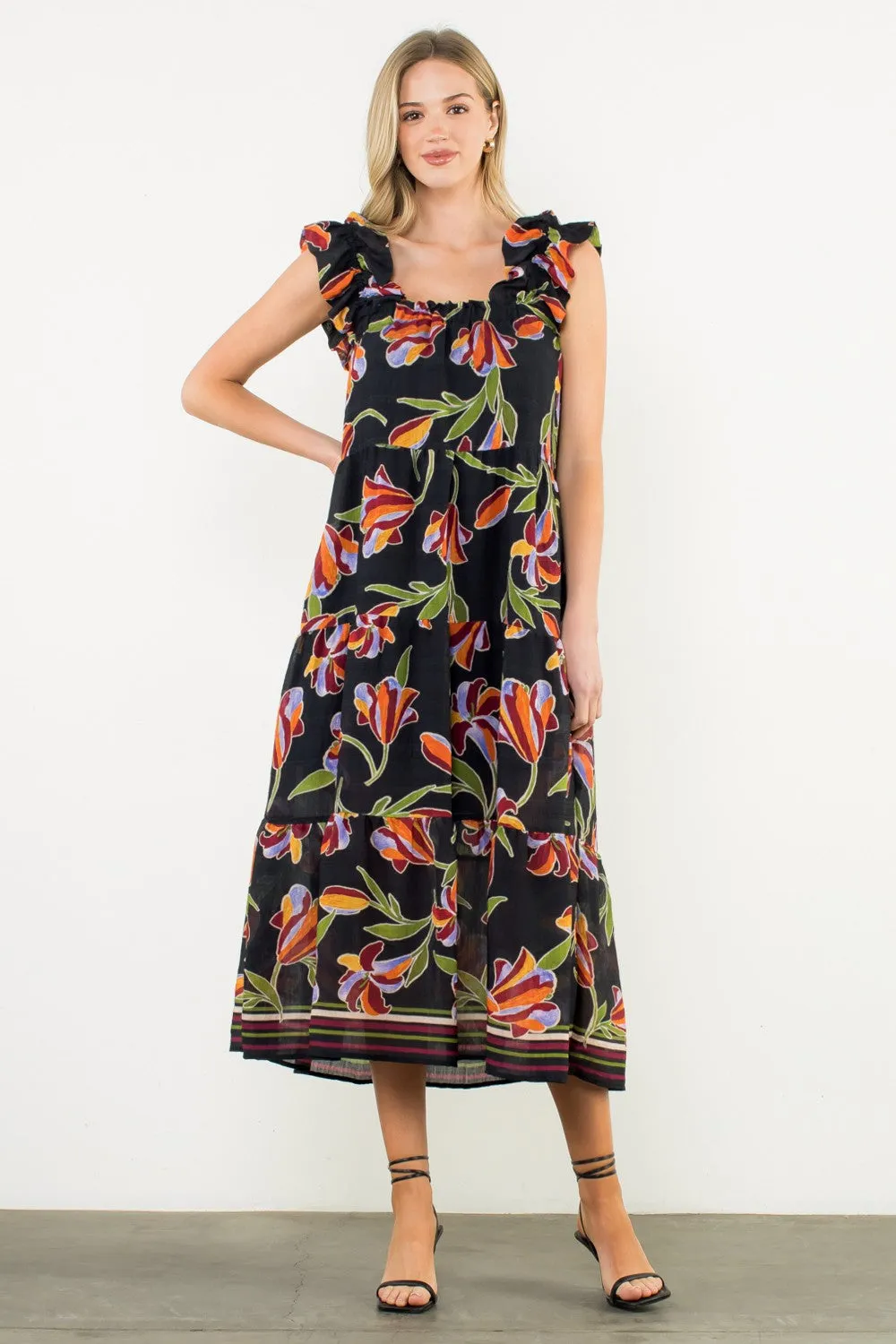 Filomena Floral Midi Dress sold by Madison Boutique product image thumbnail 3
